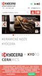 Mobile Screenshot of keramicke-noze.cz